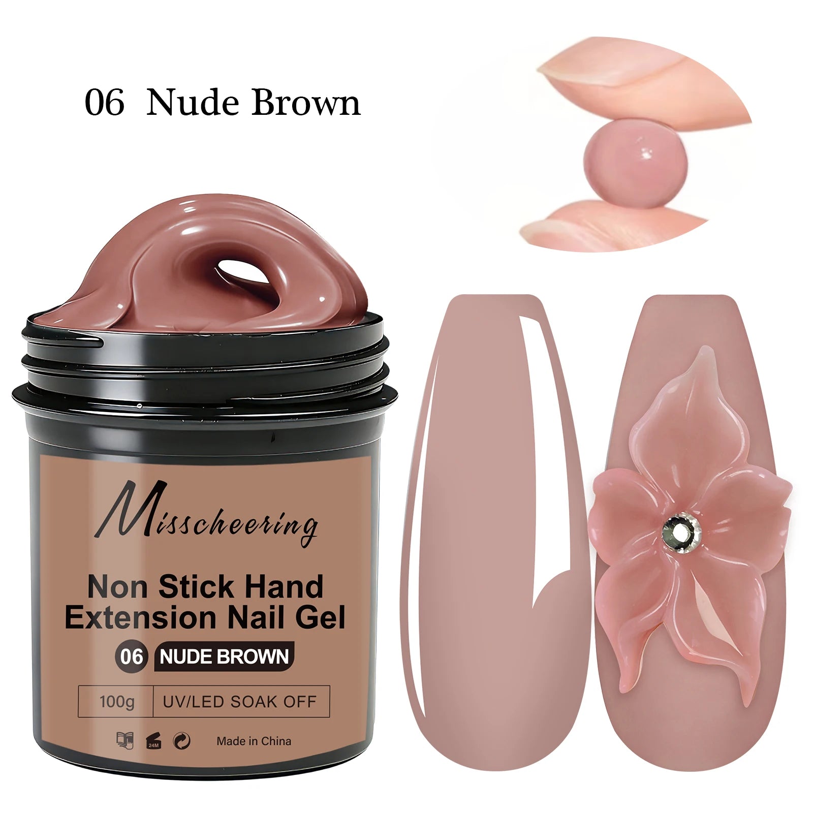 1Jar 100/150g Poly Nail Gel UV LED Cured Builder Nail Gel Acrylic Crystal Nail Extension Gel For Nails DIY At Home Salon