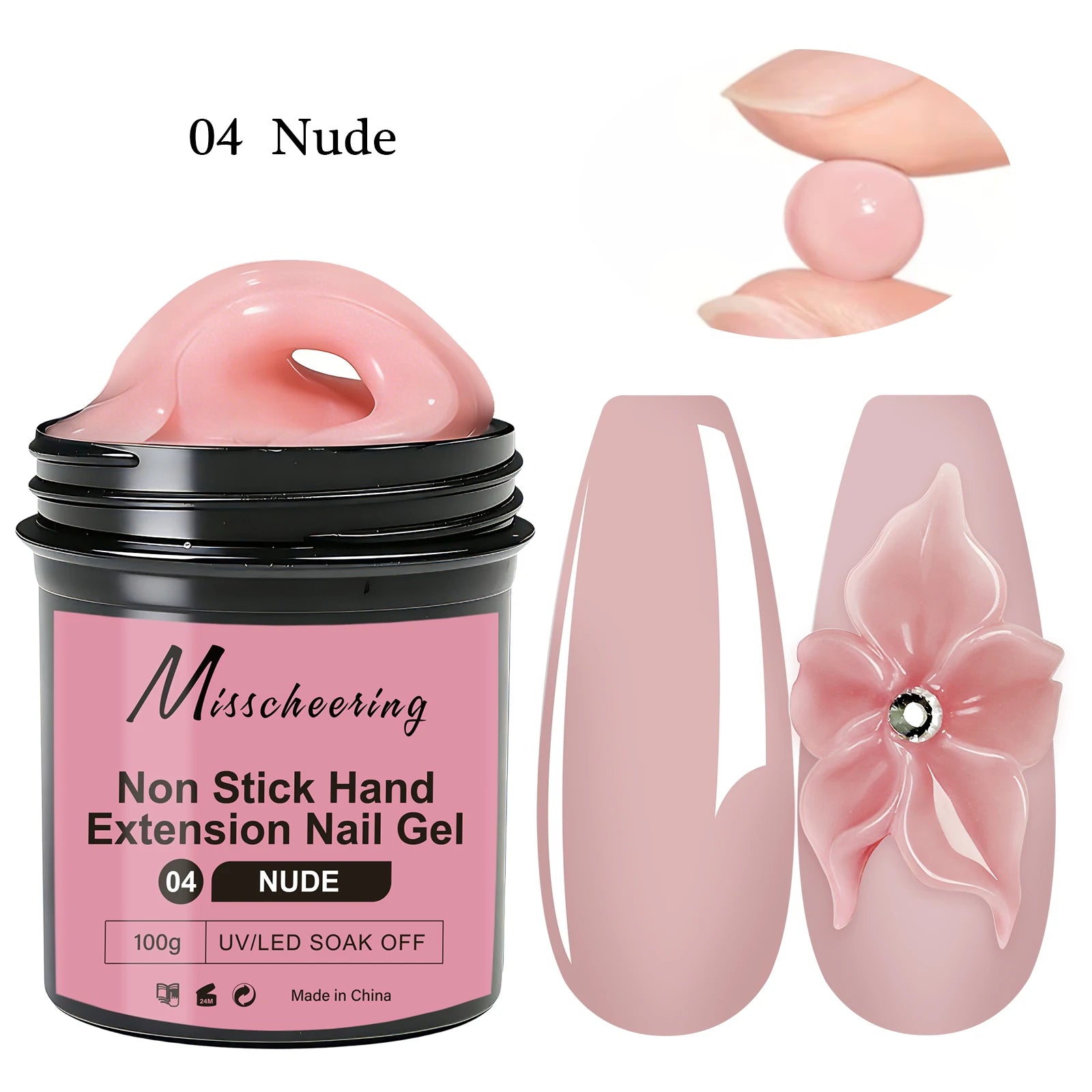 1Jar 100/150g Poly Nail Gel UV LED Cured Builder Nail Gel Acrylic Crystal Nail Extension Gel For Nails DIY At Home Salon